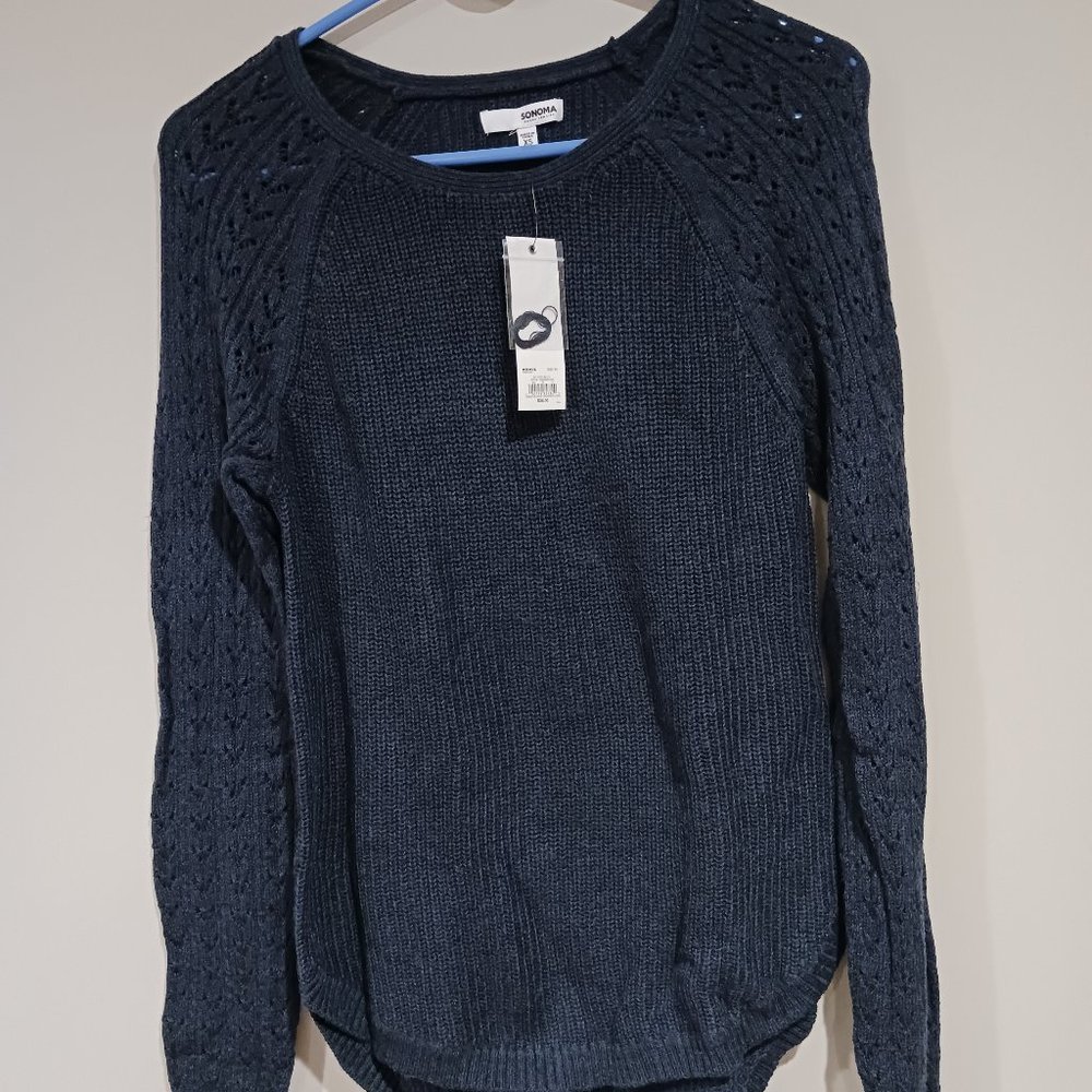 Sonoma Navy Sweater